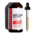 750mg lichid de floarea -soarelui de lecitină picături lichide