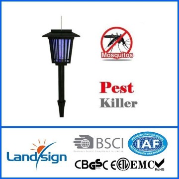 2015 new mordern outdoor solar lamps mosquito killer solar garden light series outdoor lamp post