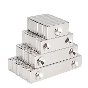 High-Quality Low-Price Block Countersunk Neodymium Magnets