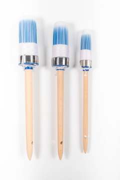 Wooden Handle Round Paint Brushes