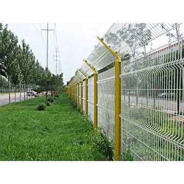 Valla de jardín de malla de alambre soldado curvo 3D