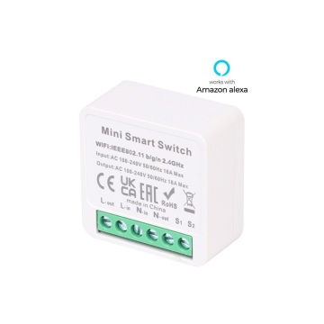 Bingoelec Wifi de 2 vías Módulo de interruptor inteligente de luz DIY Mini Tuya Controlador inalámbrico para interruptores de pared Yandex Alice