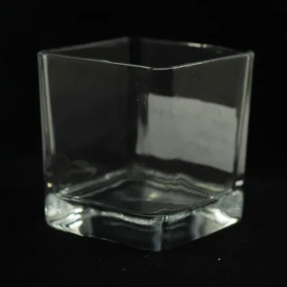 glass candle holders