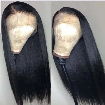 Cheap Wholesale Straight Human Hair Hd Full Lace Frontal Closure Wig Raw Brazilian Virgin Natural Hair Glueless Lace Front Wig