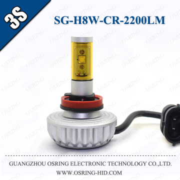 OSRING wholesale factory price 2200 lumens all car bulb 25w h8 led headlight high power