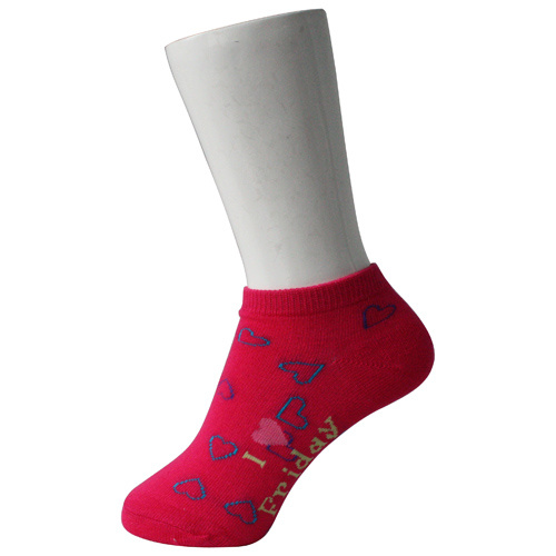 Red Kid's Boat Trainning Socks