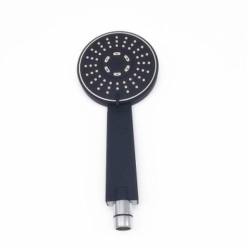 Bathroom Black Switch Round Shower Head