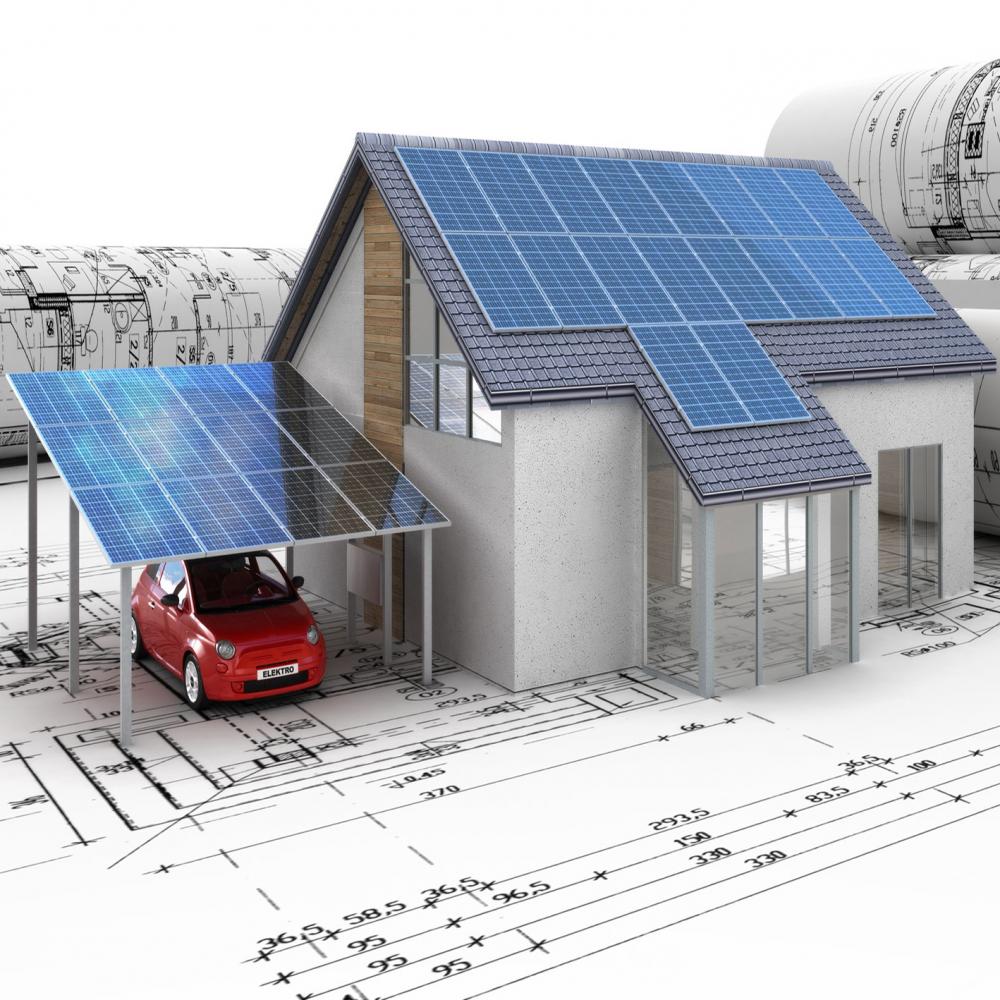 JA Solar Customized Solar Carport BIPV Alta eficiência