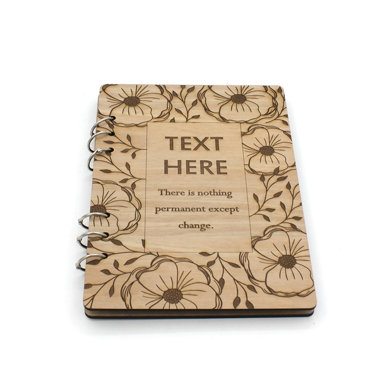 Wholesale Custom A5 Paper Notebook With Wooden Cover