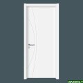 Entry Mordern White Wooden Doors With Glass