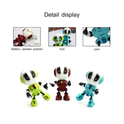 Flytec Alloy Electric Robots: Voice Recordable Educational Toy for Kids