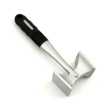 Hot Sale BBQ Metal Meat Tenderizer: Stainless Steel Meat Mallet for Efficiently Flattening and Marinating Meat