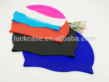 Customize Logo Flexible Waterproof Silicone Swimming Cap