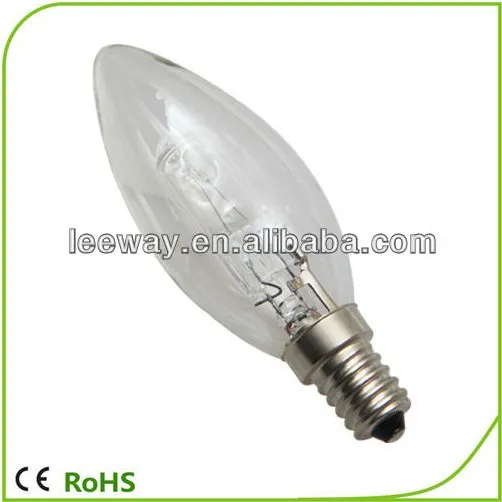 Candle 18w 28w 42w halogen bulb E14 clear