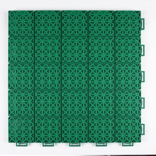 Rood PP -materiaal Outdoor Basketball Court Interlocking Floor Tile