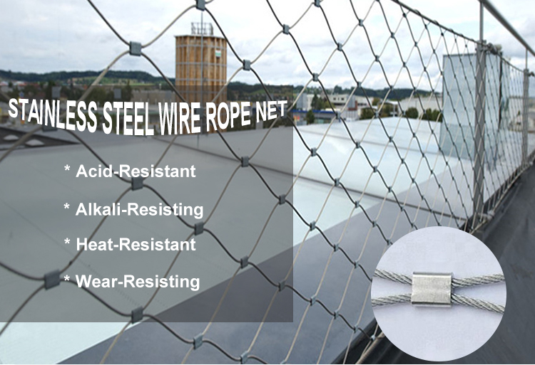Stainless Steel Wire Rope Mesh For Slope Protection And Landslide ...