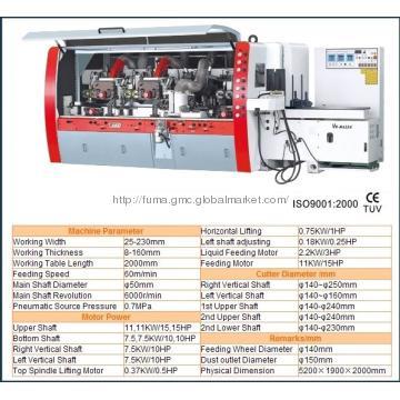 VH-623A Four Side Panel Moulder Machine
