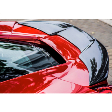 Ala spoiler in fibra di carbonio in stile carbonado VR per F488 488 GTB coupé