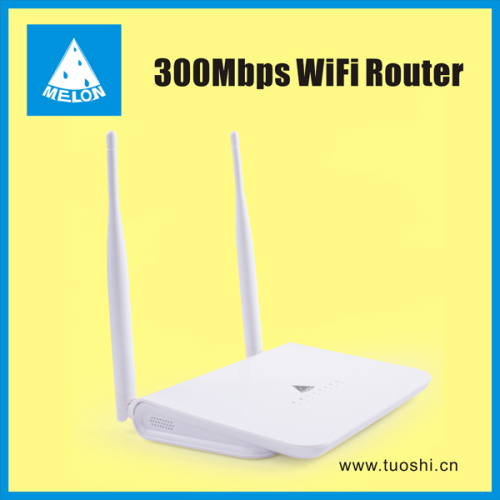 2..4GHz 300Mbps high speed wifi Router dual 5dBi omni directional antenna 4 LAN port