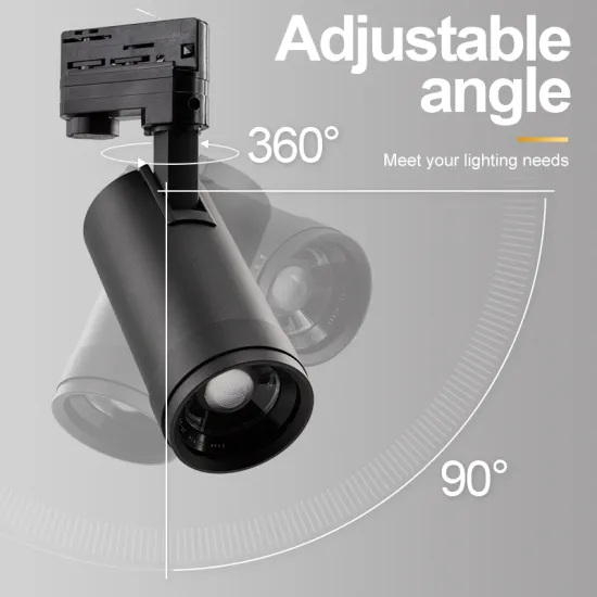 Modern Dimmable Adjustable Magnetic Rail Track Led Spotlight