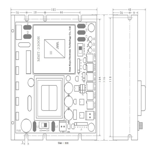 110v 220v cc controllo della velocità del motore spazzolato