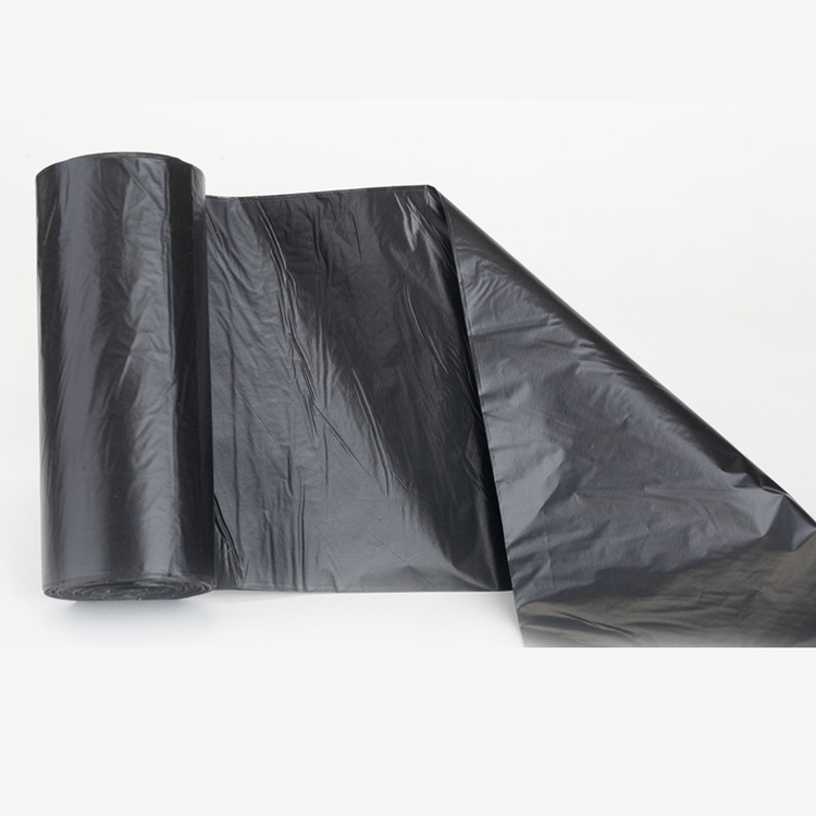 Bolsas de basura de polietileno bolsas de basura grandes negras resistentes venta al por mayor