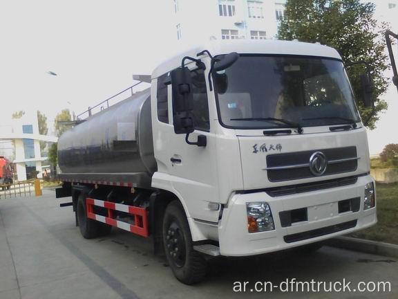 Dongfeng 4x2 شاحنة حليب مياه الحليب الفولاذ المقاوم للصدأ