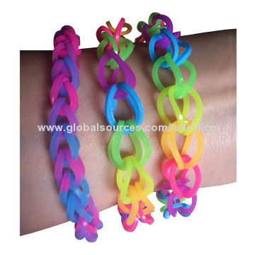 Silicone DIY Loom Rubber Bands for Promotional Gifts