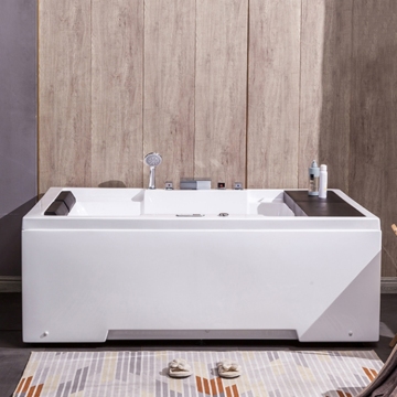  Cheap New Design Acrylic Double Whirlpool Massage Bathtubs with Jet Massage 