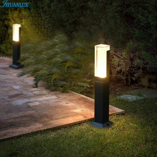 Modern IP65 Waterproof Pillar Bollard Outdoor LED Garden Lawn Lights - Available in 30, 40, 60, and 80cm