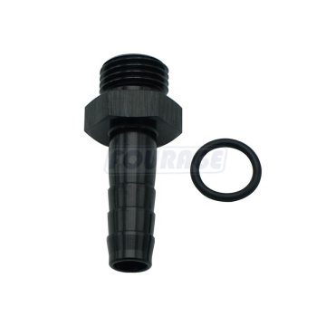 Auto Parts Aluminum -6AN AN6 ORB Male to 3/8" Hose Barb Fitting Fuel Oil Pump Inlet Fitting Adapter