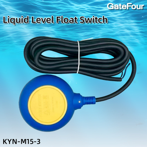 Gelber 5-m-Schwimmerniveauschalter KYN-m15-3