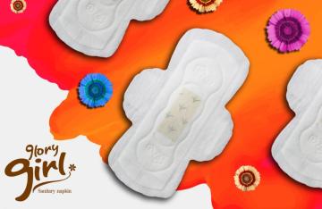 Super soft sanitary napkin with tea polyphenols chip
