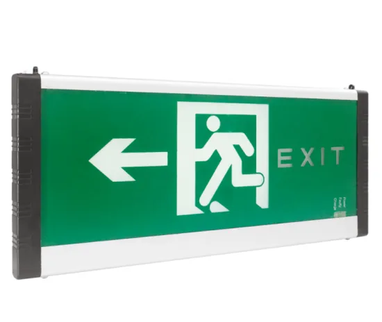 Emergency exit light signs for shopping malls