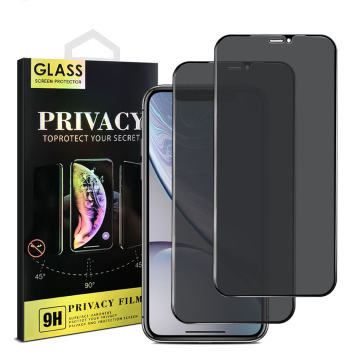 Hot Full Cover Anti -SPY Prywatność Protektor ekranu Temperted Glass - Factory Cena za iPhone 11/12/13/14 Pro Max XS XR