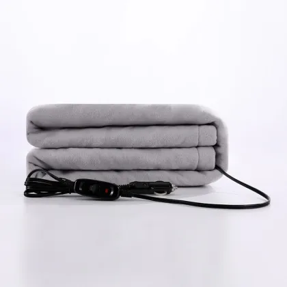 Electric Car Blanket: Polyester Flannel Heating Blanket
