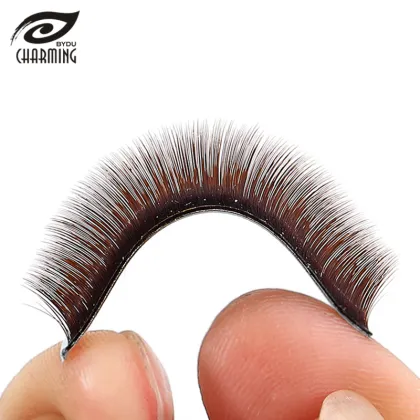 Russian Volume Brown Eyelash Extensions