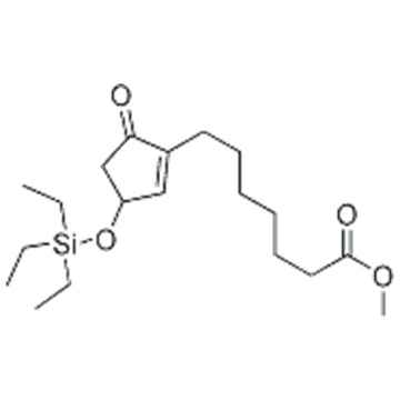 1-cyklopenten-1-heptansyra, 5-oxo-3 - [(trietylsilyl) oxi] -, metylester CAS 112713-92-5