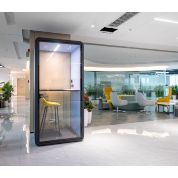 Portable Mobile Personal Cabine Pod Office Room Single Person Soundproof Pods With Ventilation