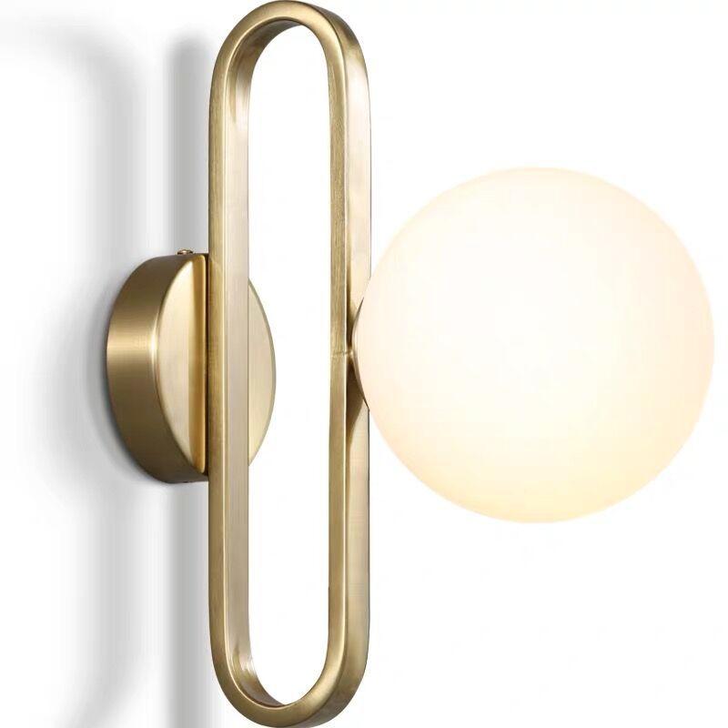  INSHINE White Ball Metal Wall Lamp 