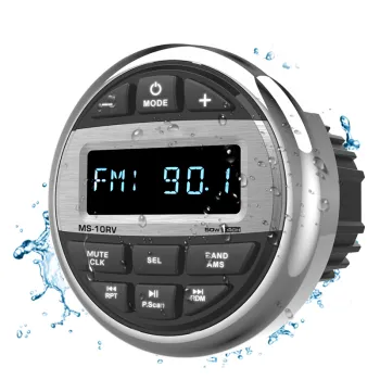 GRANDnavi Marine Stereo: USB Wired Remote, Waterproof FM AM Radio