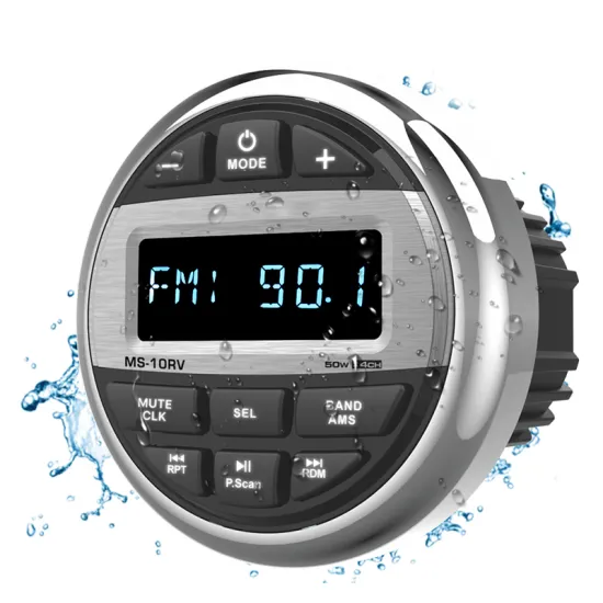 GRANDnavi Marine Stereo: USB Wired Remote, Waterproof FM AM Radio