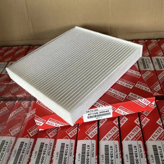 Low Price Air Filter 87139-30040 - Hot Sell Factory Air Filter Manufacturer for Toyota