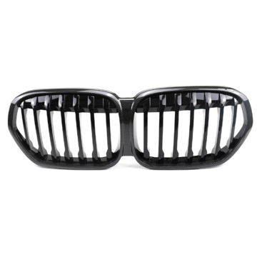 X1 Series Carbon Fiber Look Single Line Kidney Grille for BMW F49