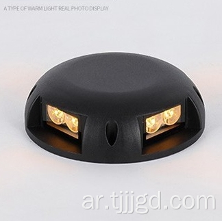 أضواء قذيفة السلاحف للخطوات