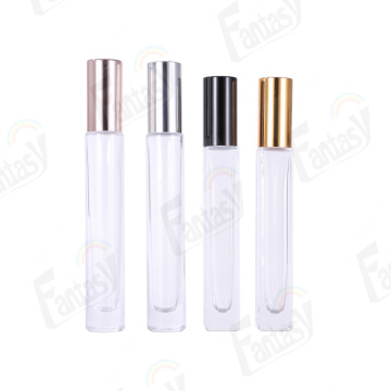 Spray de parfum en verre de forme carrée de 10 ml