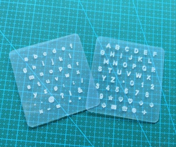 Leather Stamp Tool for Handcraft: Letter and Pattern Imprints