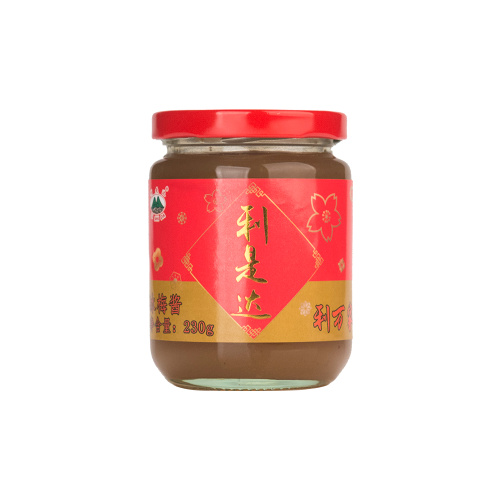 Salsa di prugne in barattolo di vetro 230g