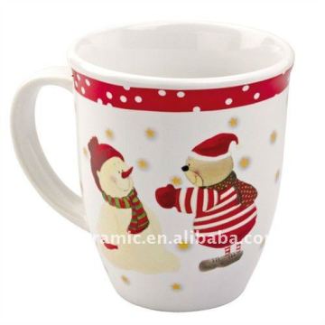 16 oz Christmas ceramic mug