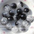 China wholesale accessory round acrylic crackle beads